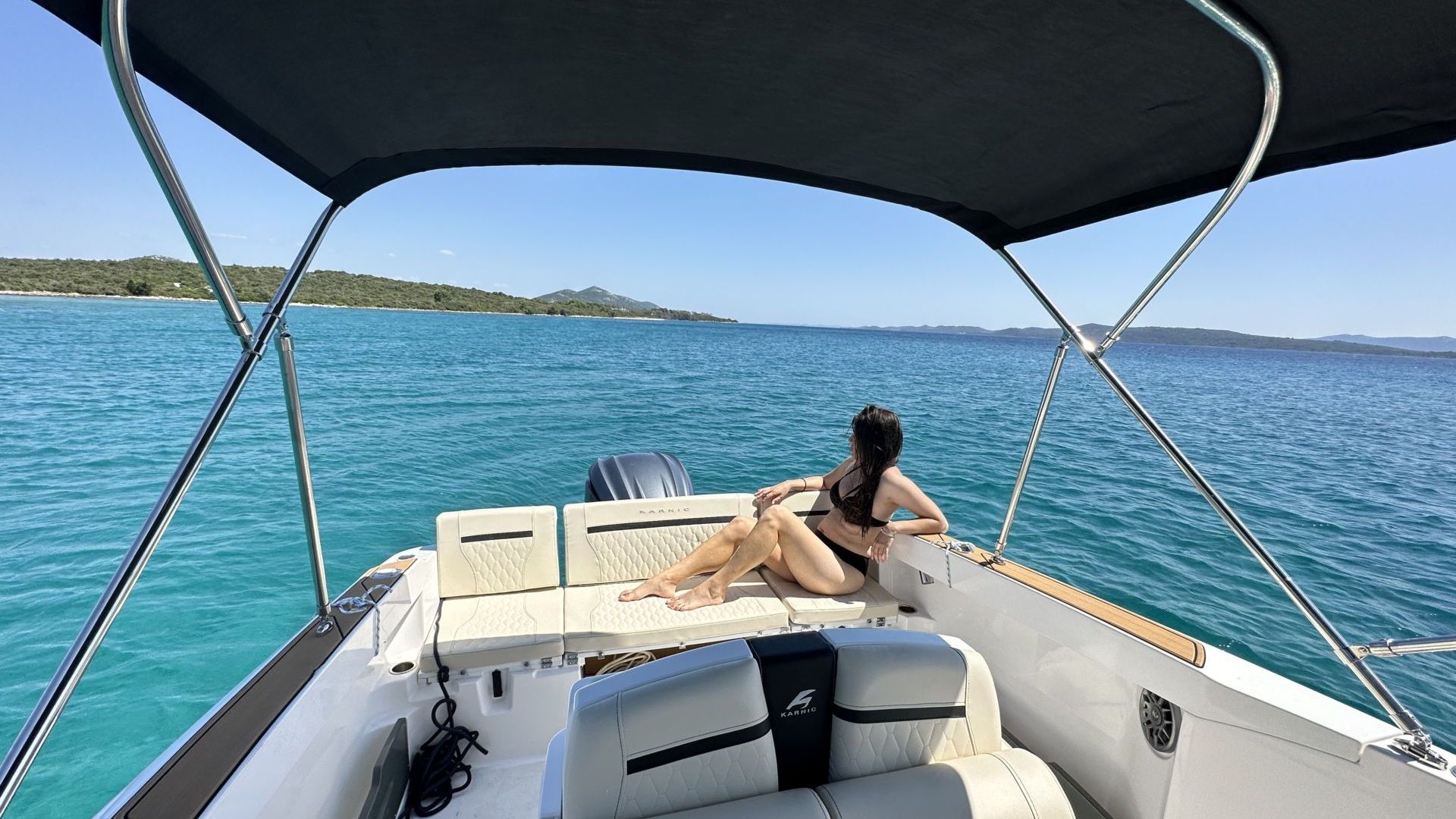 Zadar boat to rent ideal for exploring Kornati